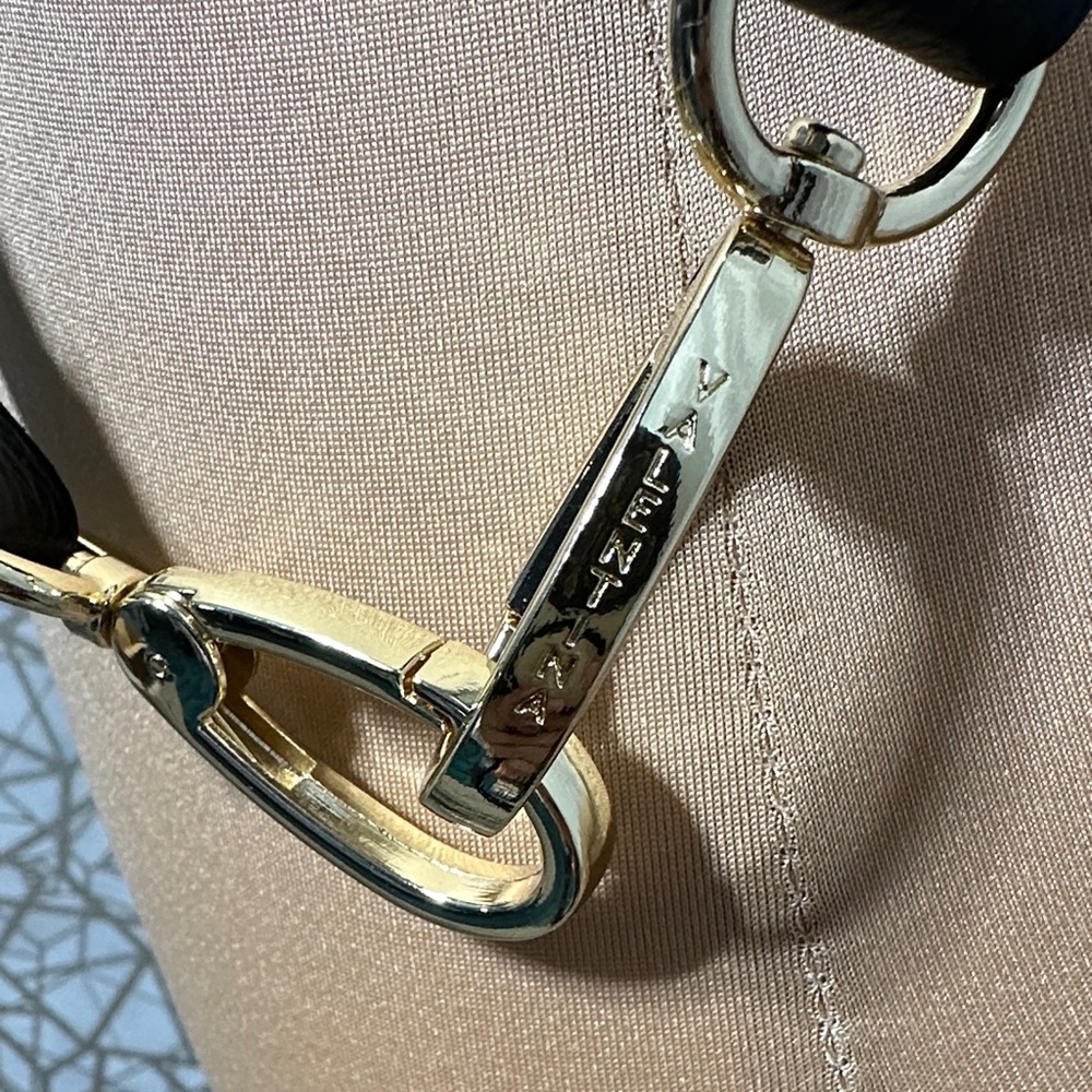 Valentina Black Leather Bag Strap - Picture 2 of 8